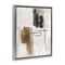 Stupell Industries Flowing Contrast Grey & Tan Floating Frame, design by Amber Sterling